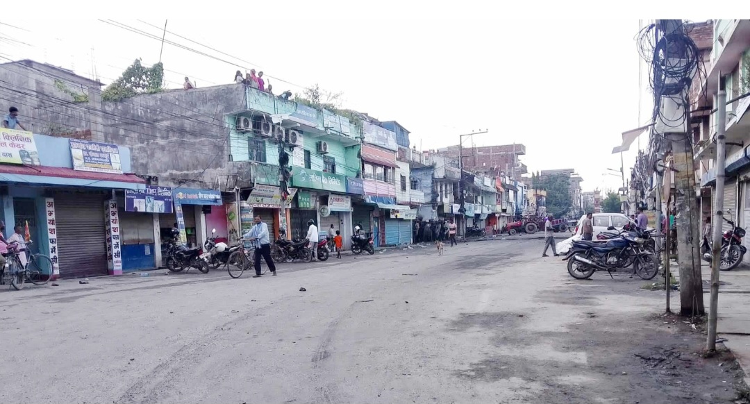 सप्तरी उधोग बाणिज्य संघद्वारा राजविराज बन्द आव्हान