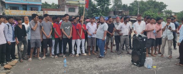 सप्तरीमा चर्कियो जेनजी आन्दोलन, भारदह, महुली र फत्तेपुरमा विरोध प्रदर्शन