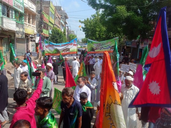 पैगम्बरको जन्म जयन्तिमा मुश्लिम समुदायद्वारा राजविराजमा सद्भाव ¥याली