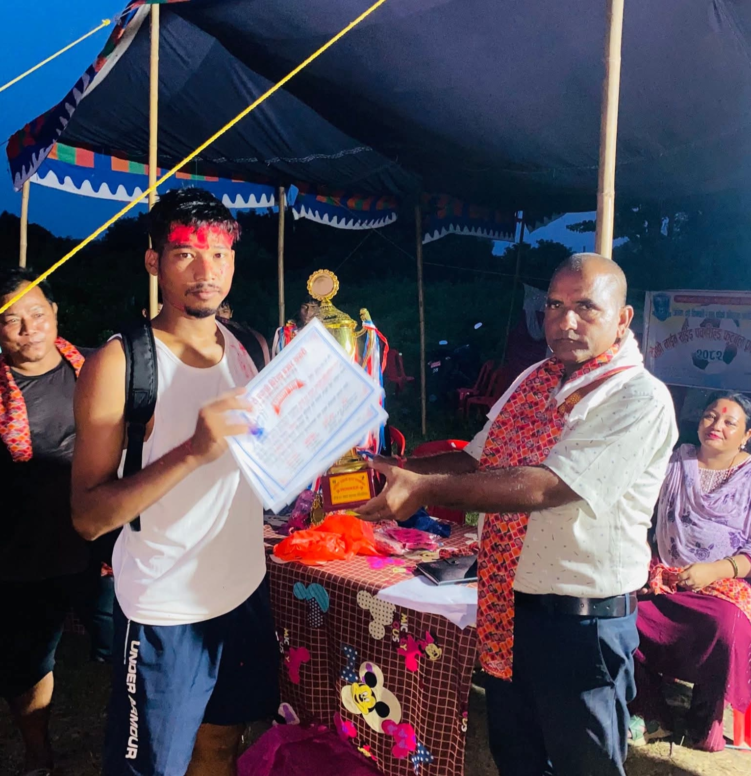 दोश्रो नाइन साइड फुटबल प्रतियोगिताको उपाधि पोखरियालाई 