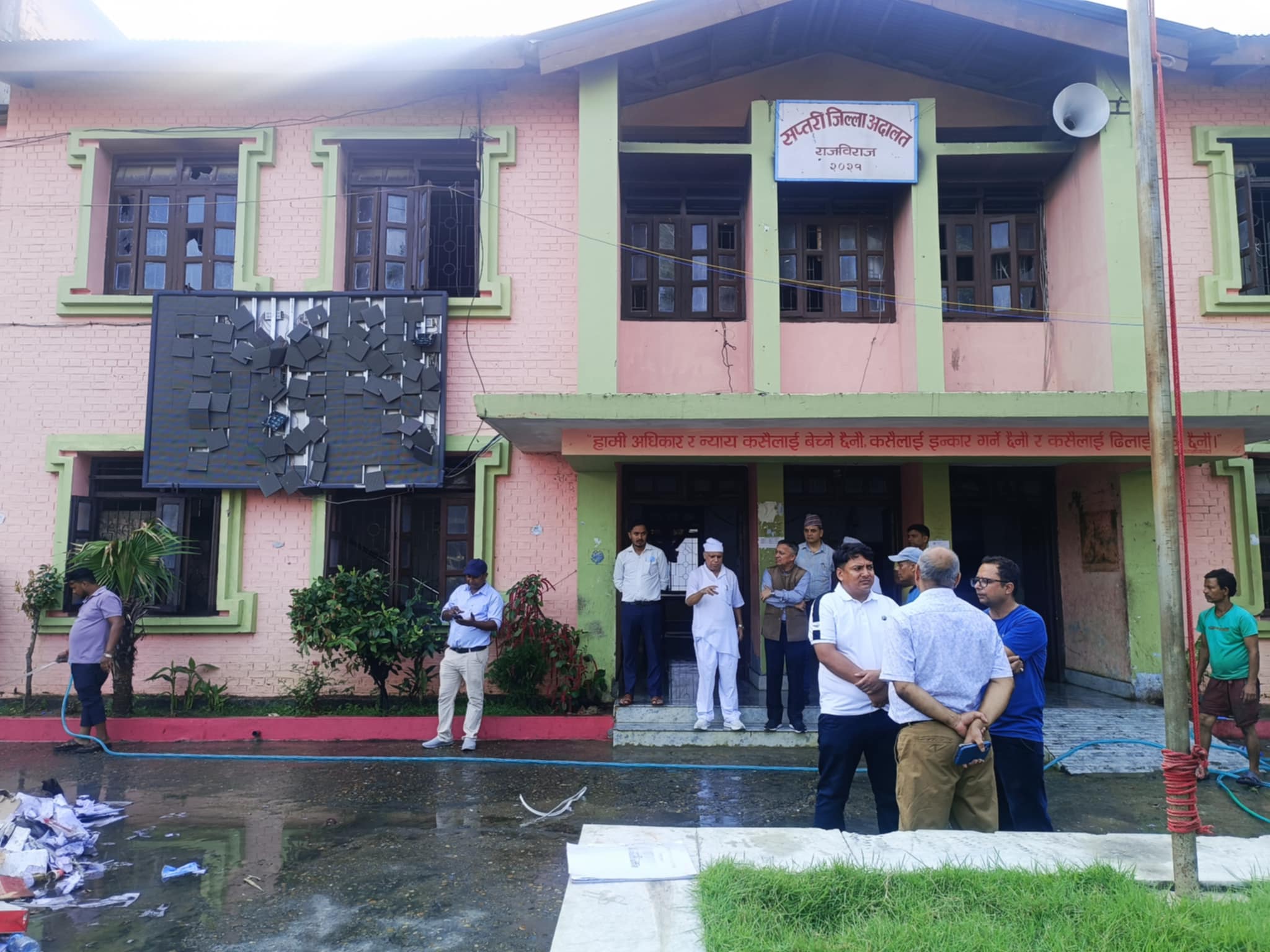 सप्तरी जिल्ला अदालतलाई कम्प्युटर र प्रिन्टर सहयोग