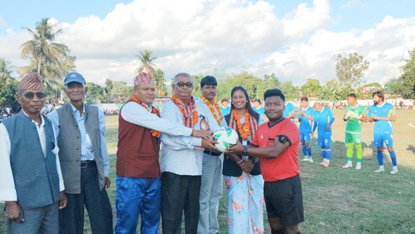 जनचेतना ४४ औ रनिङ्ग शिल्ड फुटबल प्रतियगिताको उपाधि झुम्काको कब्जामा