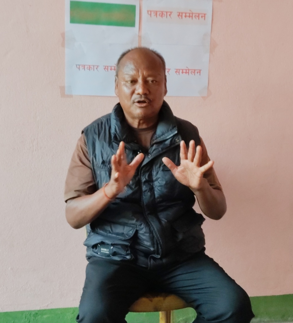 ‘मैले राजिनामा गरेको विषयमा सत्यता छैन’ :   अध्यक्ष चौधरी