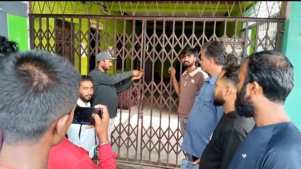 तिरहुत गाउँपालिकाको कार्यालयमा तालावन्दी