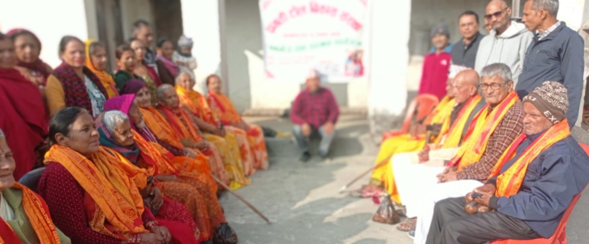 चौधजना ज्येष्ठ नागरिक सम्मानित