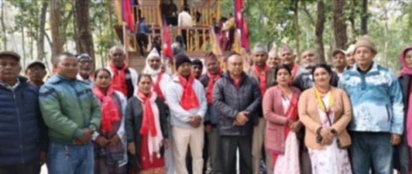 पूर्वमन्त्री लेखीद्वारा सहिद स्मृती पार्क निर्माणका श्रमदातालाई धन्यवाद व्यक्त