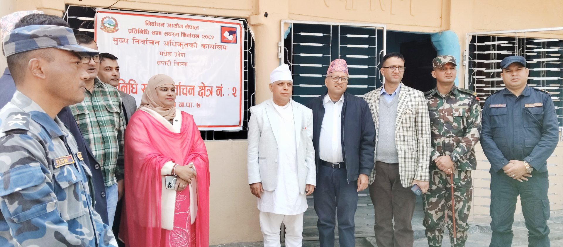 सप्तरीमा मुख्य निर्वाचन अधिकृतको कार्यालयसहित चारवटै निर्वाचन क्षेत्रमा कार्यालय स्थापना