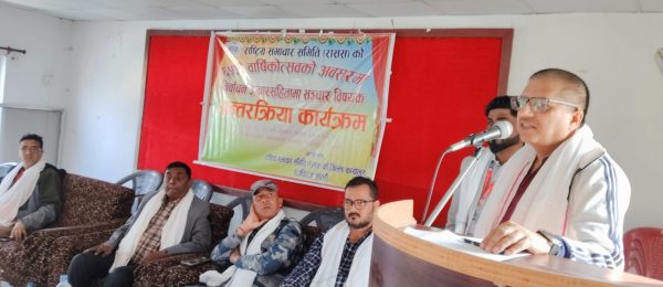 अरुलाई होच्याउने गतिविधि निर्वाचन आचारसंहिता विपरीत कदम हो : प्रजिअ पोखरेल