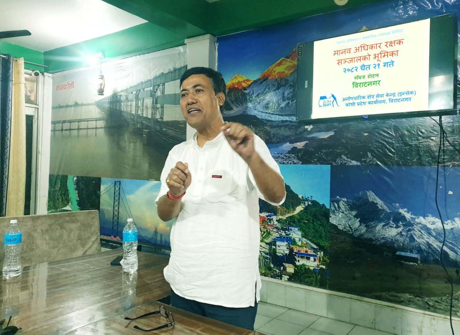 विभेदका घटना न्यूनीकरणका लागि मानवाधिकारकर्मीको भुमिका महत्त्वपूर्ण : पोखरेल