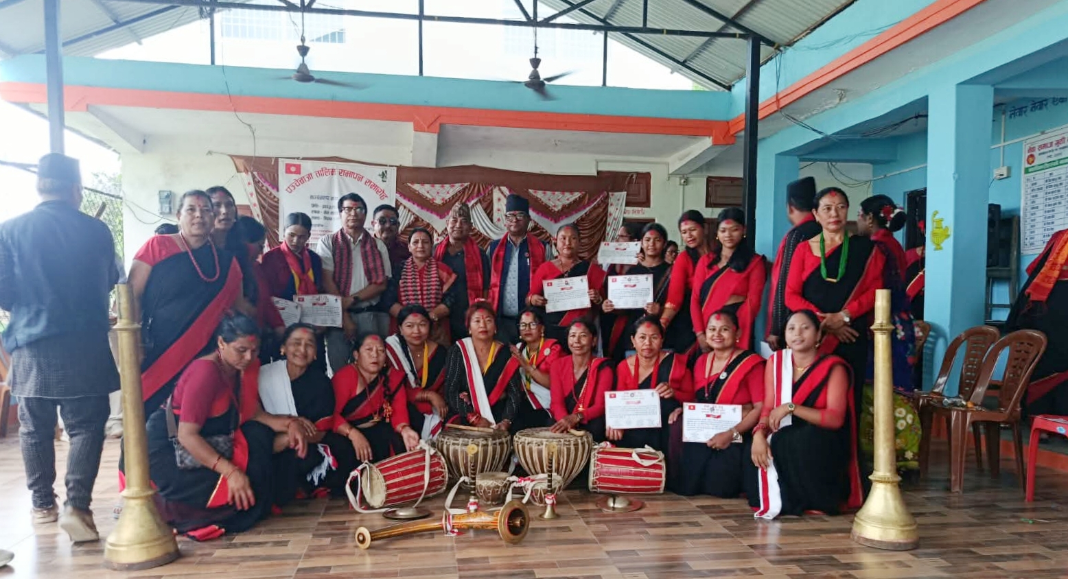 रुपनगरमा २५ दिने पञ्चेबाजा तालिम सम्पन्न, महिलालाई रोजगारीसँग जोड्ने अपेक्षा